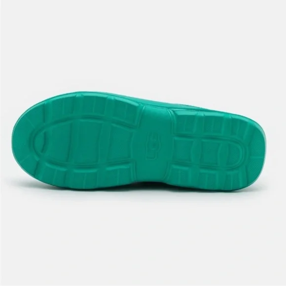 UGG TASMAN X Women Rain Shoes Emerald Green Teal Waterproof Clog Slippers - Picture 4 of 12